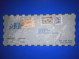 URUGUAY, Enveloppe Aérienne Envoyée à New York, États-Unis, Avec Une Variété De Timbres-poste. Année 1949. - Uruguay