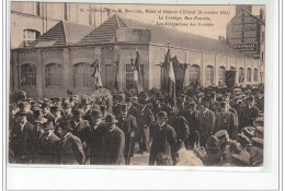 Obsèques De M. Mouchel, Maire Et Député D'ELBEUF (1911) - Rue Poussin, La Délégation Des Sociétés - Très Bon état - Elbeuf