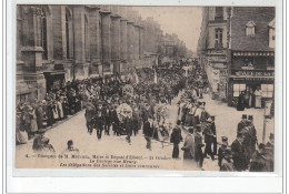 Obsèques De M. Mouchel, Maire Et Député D'ELBEUF 24 Octobre 1911 - Délégations Des Sociétés - Très Bon état - Elbeuf