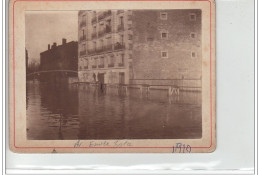 PARIS - Inondations 1910 - Avenue Emile Zola - Photo - Très Bon état - De Overstroming Van 1910