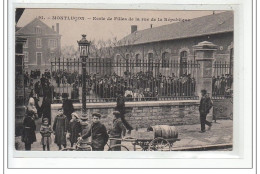 MONTLUçON - Ecole De Filles De La Rue De La République  - Très Bon état - Montlucon