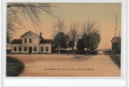 MANDRES - La Gare, Route De Sauteny - Très Bon état - Mandres Les Roses