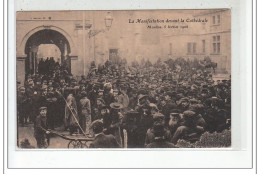 MOULINS - La Manifestation Devant La Cathédrale, 5 Février 1906 - INVENTAIRES - Très Bon état - Moulins