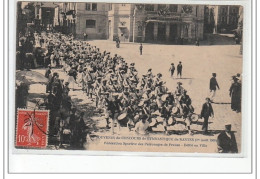 NANTES - Concours De Gymnastique - Fédération Sportive Des Patronages De France 1909-Défilé En Ville- Très Bon état - Nantes