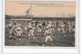 NANTES - Concours De Gymnastique - Fédération Sportive Des Patronages De France 1909-Pose Plastique- Très Bon état - Nantes