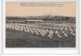 NANTES - Concours De Gymnastique - Fédération Sportive Des Patronages De France 1909-Mouvement D'ensemble- Très Bo - Nantes