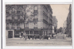 NEUILLY-sur SEINE : La Grande Poste Et La Rue Ancelle - Tres Bon Etat - Neuilly Sur Seine