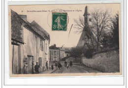 NEUVILLE SUR OISE - Rue Nationale Et L'Eglise - Très Bon état - Neuville-sur-Oise