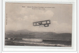 NICE - Grand Meeting D'Aviation 1910 - Rougier Sur Biplan Voisin - Très Bon état - Other & Unclassified