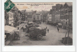 LISIEUX - Place De La République, Le Marché Au Bois, Foin Et Paille  - état - Lisieux