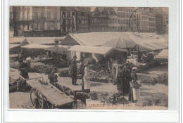 LISIEUX - Place Thiers - Marché Aux Fleurs - Très Bon état - Lisieux