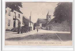 MIREBEAU-sur-BEZE : Place Des Marroniers Et Eglise - Tres Bon Etat - Otros & Sin Clasificación