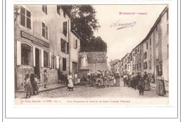 MIRECOURT : Rue Villaume Et Statue De Saint Pierre Fourier - Tres Bon état - Epinal