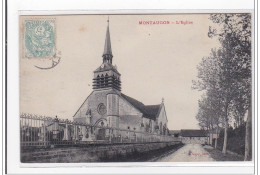 MONTAUGON : L'eglise - Tres Bon Etat - Andere & Zonder Classificatie