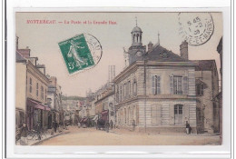 MONTEREAU : La Poste Et La Grande Rue - Tres Bon Etat - Montereau