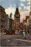 Freiburg, Krisenstrasse Mit Martinstor - Freiburg I. Br.