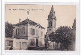 MONTLIGNON : La Mairie Et L'eglise - Tres Bon Etat - Montlignon