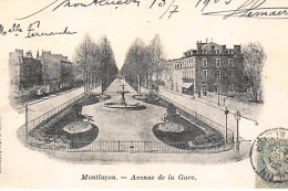 MONTLUCON : Avenue De La Gare - Tres Bon Etat - Montlucon