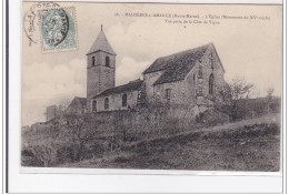 MANZIERES-sur-AMANCE : L'eglise (monument Du XVe Siecle), Vue Prise De La Cote De Vigne - Tres Bon Etat - Otros & Sin Clasificación