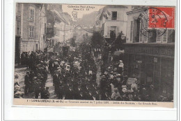 LONGJUMEAU - Concours Musical Du 7 Juillet 1907 - Défilé Des Sociétés - La Grande Rue - Très Bon état - Longjumeau