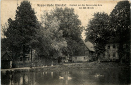 Sommerfrische Ullersdorf, Dorfteich Mit Dem Henkerschen Gute Vor Dem - Ilmenau