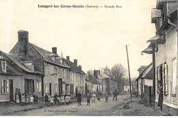 LONGPRE-les-CORPS-SAINTS : Grande Rue - Tes Bon Etat - Andere & Zonder Classificatie