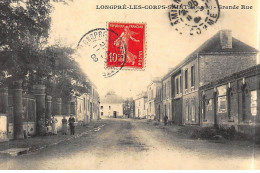 LONGPRE-les-CORPS-SAINTS : Grande Rue - Tes Bon Etat - Andere & Zonder Classificatie