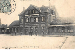 LONGPRE-les-CORPS-SAINTS : La Gare - Tres Bon Etat - Andere & Zonder Classificatie