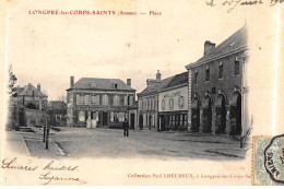 LONGPRE-les-CORPS-SAINTS : Place - Tres Bon Etat - Other & Unclassified