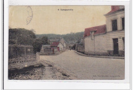 LONGUEVILLE : Une Rue (toillée) - Etat - Autres & Non Classés