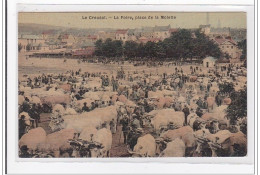 LE CREUSOT : La Foire, Place De La Molette (toillée) - Tres Bon Etat - Otros & Sin Clasificación