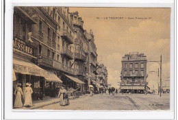 LE TREPORT : Quai Francois 1er (toillée) - Tres Bon Etat - Le Treport