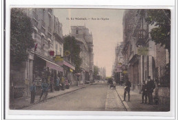 LE VESINET : Rue De L'eglise (carte Postale) - Etat - Autres & Non Classés