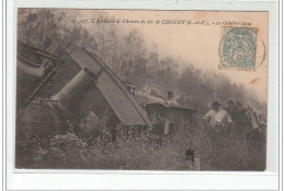 L'accident De Chemin De Fer De CHOUZY - 21 Octobre 1904 - Très Bon état - Autres & Non Classés