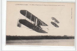 L'Aviation En 1908 - Wilbur Wright Dans Le Virage Au Camp D'AUVOURS, Près LE MANS - Très Bon état - Otros & Sin Clasificación