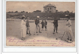 LA BERNERIE - La Partie De Croquet Sur La Petite Plage - Très Bon état - La Bernerie-en-Retz