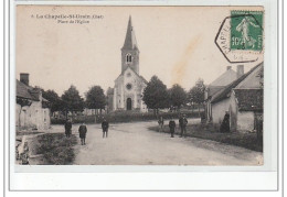 LA CHAPELLE SAINT URSIN - Place De L'église - Très Bon état - Autres & Non Classés