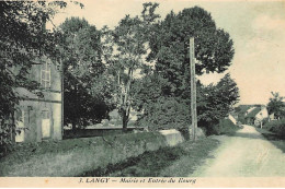 LANGY : Mairie Et Entrée Du Bourg - Etat - Autres & Non Classés