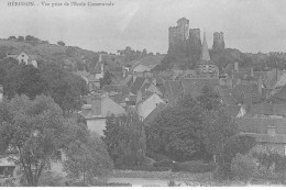 HERISSON : Vue Prise De L'ecole Communale - Tres Bon Etat - Sonstige & Ohne Zuordnung