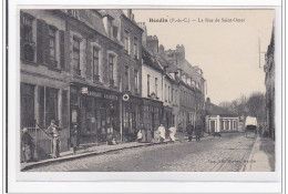 HESDIN : La Rue De Saint-omer - Tres Bon Etat - Hesdin