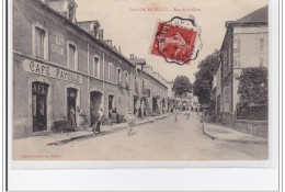 FRANCE : VALLON-en-SULLY : Rue De La Gare - Tres Bon Etat - Sonstige & Ohne Zuordnung