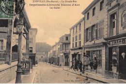 JOINVILLE : La Grande-rue Imprimerie-librairie Jeanne D'arc Les Halles - Etat - Joinville
