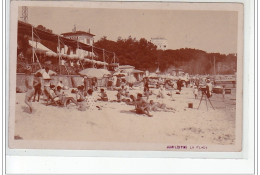 JUAN LES PINS - La Plage - CARTE PHOTO - Très Bon état - Juan-les-Pins