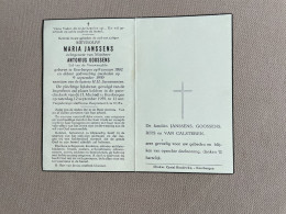 JANSSENS Maria °KEERBERGEN 1892 +KEERBERGEN 1959 - GOOSSENS - RITS - VAN CALSTEREN - Avvisi Di Necrologio