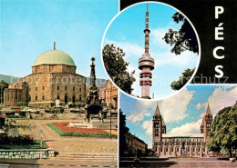 73631829 Pecs Moschee Fernsehturm Kathedrale Pecs - Ungarn