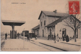 GEMOZAC : La Gare Vers 1910 - Très Bon état - Other & Unclassified