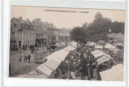 GONNEVILLE LA MALET - Le Marché - Très Bon état - Autres & Non Classés