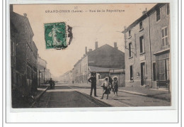 GRAND CROIX - Rue De La République - Très Bon état - Autres & Non Classés