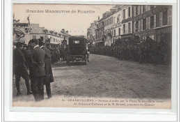 Grandes Manoeuvres De Picardie - GRANDVILLIERS - Service D'ordre Sur La Place... Très Bon état - Grandvilliers