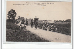 Grandes Manoeuvres De Picardie - Le Général Picquart Et Son Escorte à SOMMEREUX - Très Bon état - Andere & Zonder Classificatie